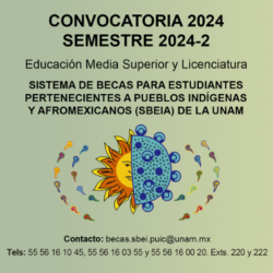 Sistema de Becas para Estudiantes de Pueblos Indígenas y Afromexicanos de la UNAM (SBEIA) 2024-2