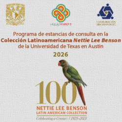 Programa de estancias de consulta en la Colección Latinoamericana Nettie Lee Benson de la Universidad de Texas en Austin 2026